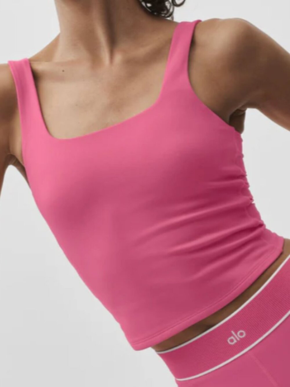 Alo Yoga Softsculpt Precision Tank | Paradise Pink